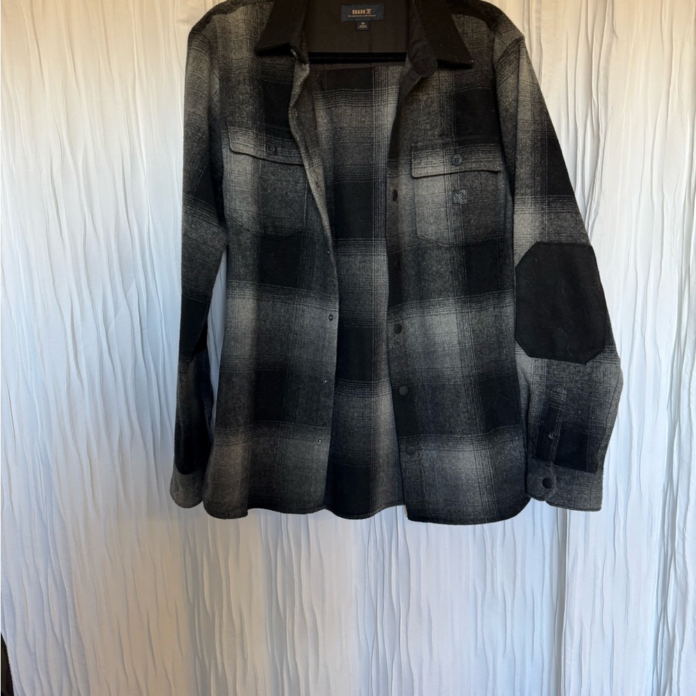 Roark Plaid men’s Jacket in Black and Gray